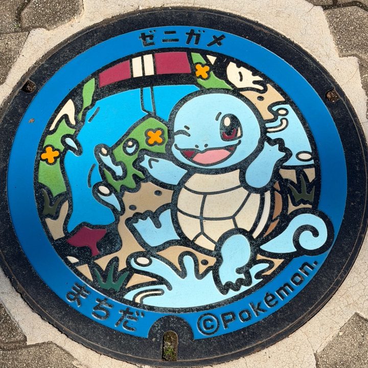 町田市（ゼニガメ）のポケふたの写真