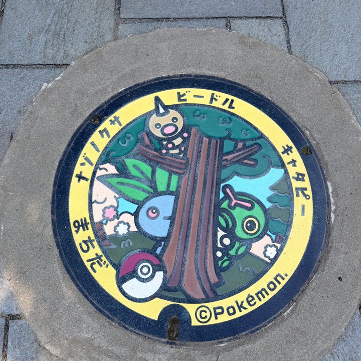キャタピーのポケふた（東京都町田）