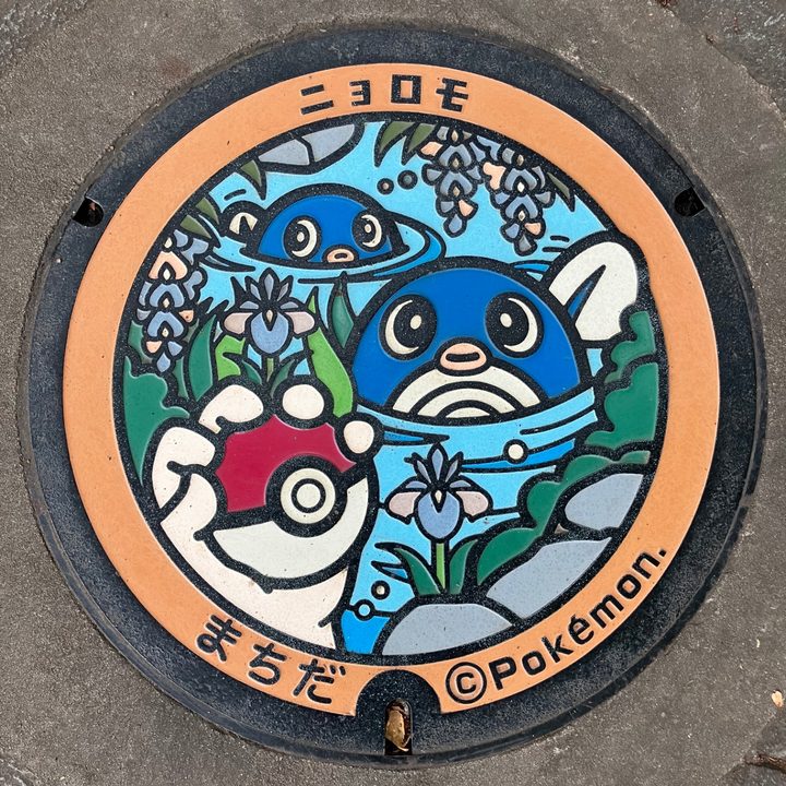 町田市（コラッタ・ポッポ）のポケふたの写真