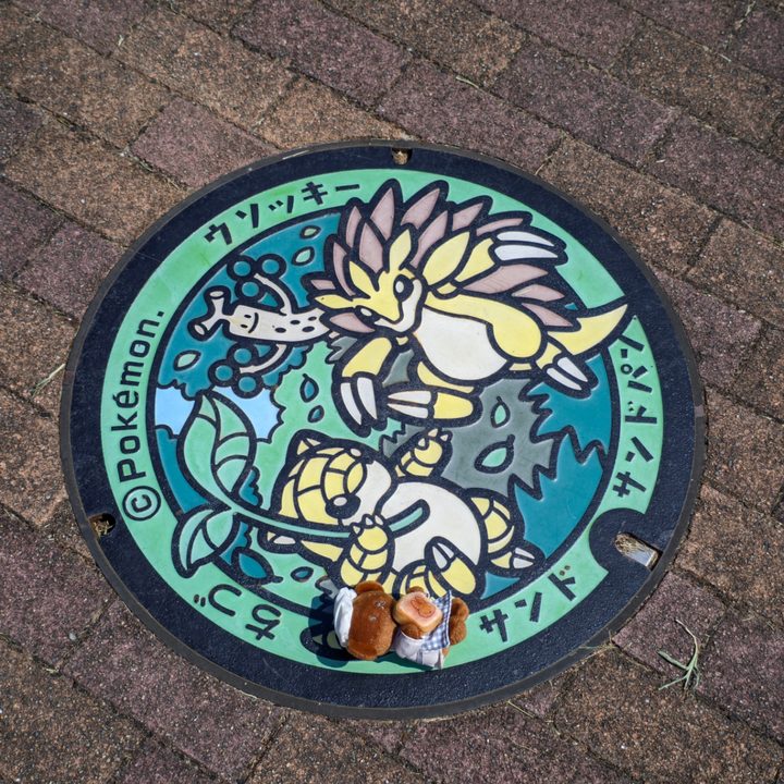 鳥取県智頭のポケふた（ウソッキー・サンド・サンドパン）の写真