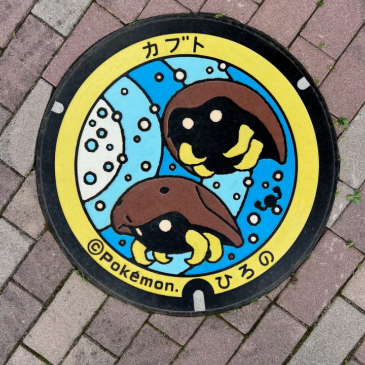 岩手県/洋野町のポケふた（カブト）の写真
