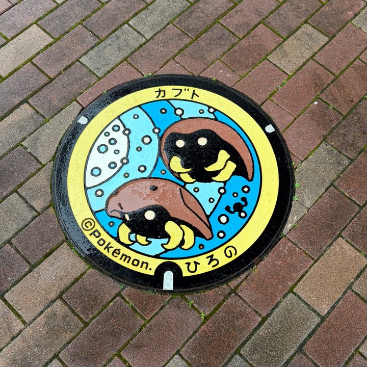 岩手県/洋野町のポケふた（カブト）の写真