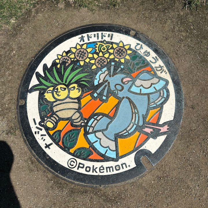 日向市駅前のポケふた投稿写真