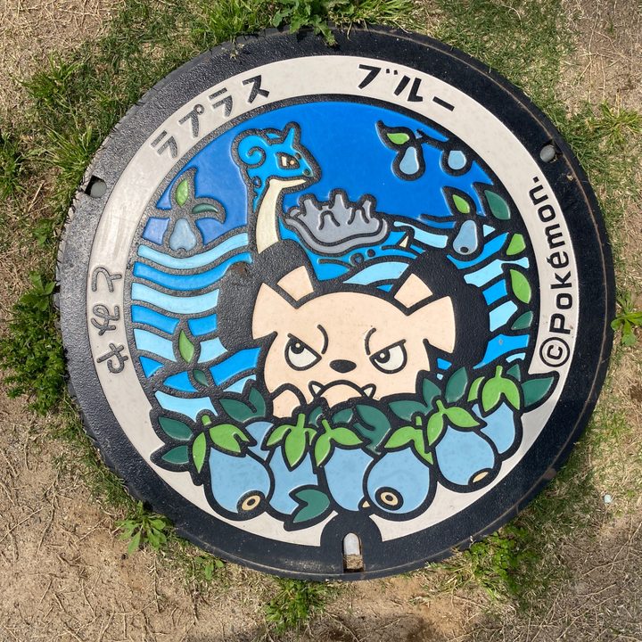 宮城県富谷のポケふた（ブルー・ラプラス）の写真