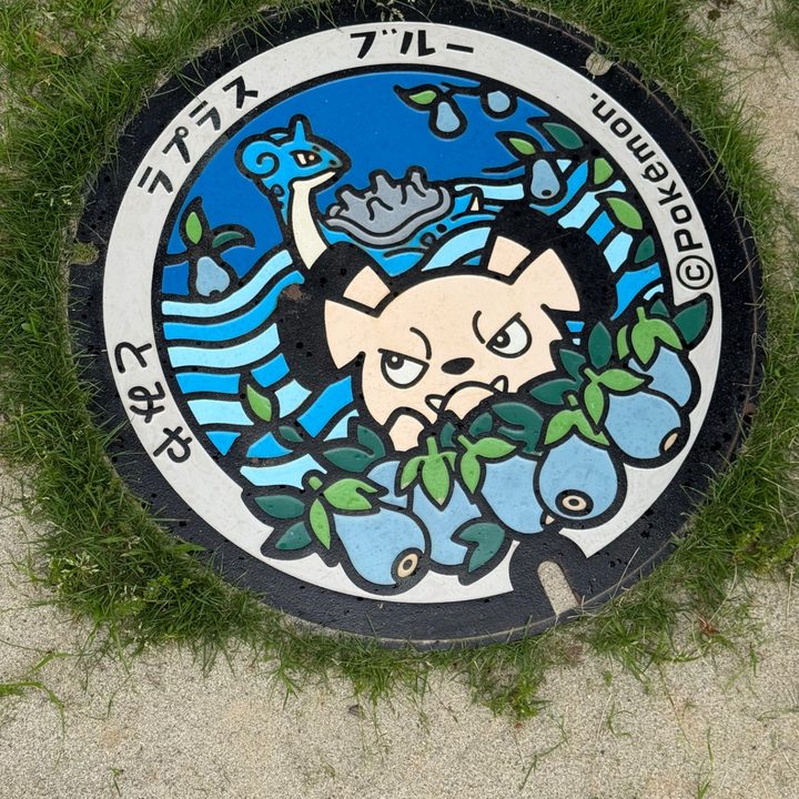 宮城県富谷のポケふた（ブルー・ラプラス）の写真