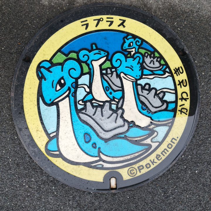 宮城県川崎のポケふた（ラプラス）の写真