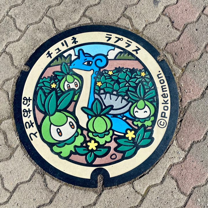 宮城県大郷のポケふた（チュリネ・ラプラス）の写真