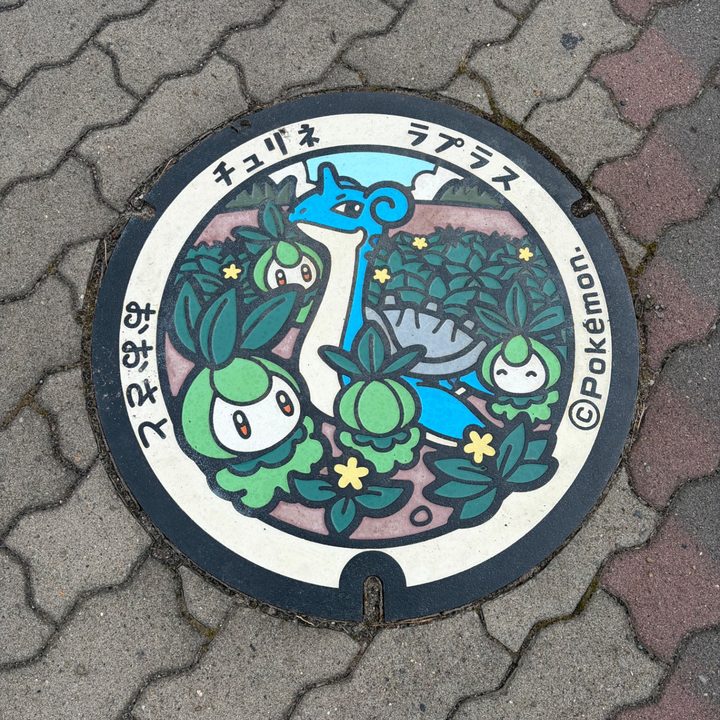大郷町 道の駅おおさとのポケふた（チュリネ・ラプラス）の写真