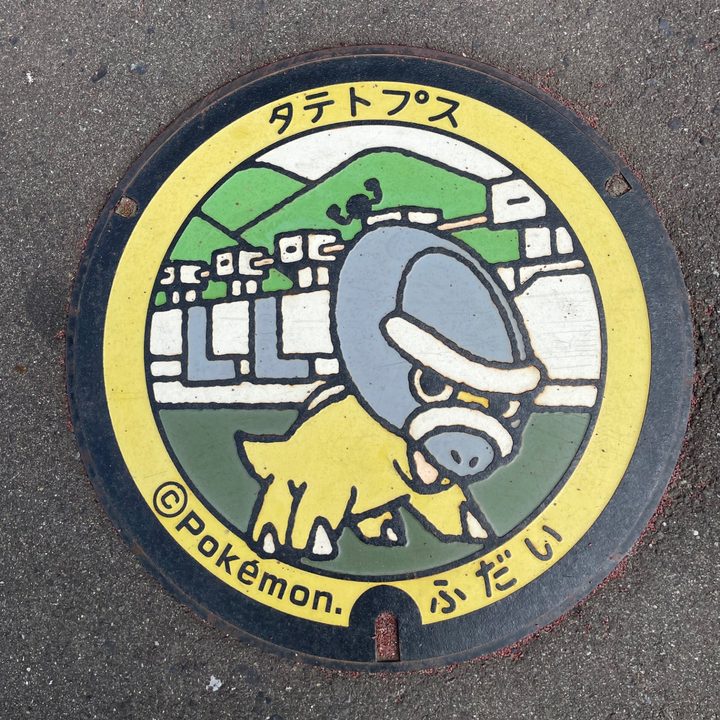 普代村 道の駅青の国ふだいのポケふた（タテトプス）の写真