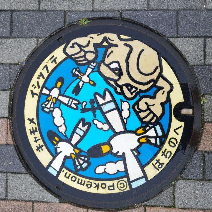 青森県/八戸市のポケふた（イシツブテ・キャモメ）の写真