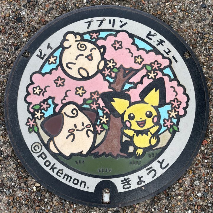 京都府京都のポケふた（ピィ・ピチュー・ププリン）の写真