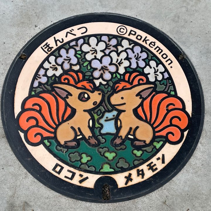 本別町 道の駅ステラ★ほんべつのポケふた（メタモン・ロコン）の写真