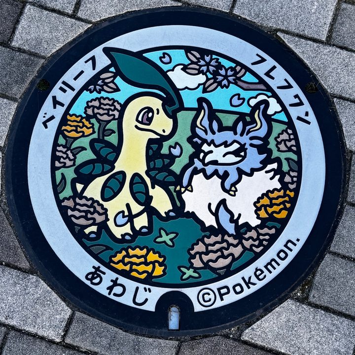 兵庫県淡路のポケふた（フレフワン・ベイリーフ）の写真