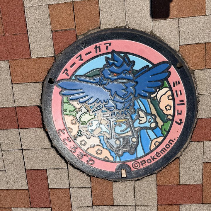 所沢市 YOT-TOKOのポケふた（アーマーガア・ミニリュウ）の写真