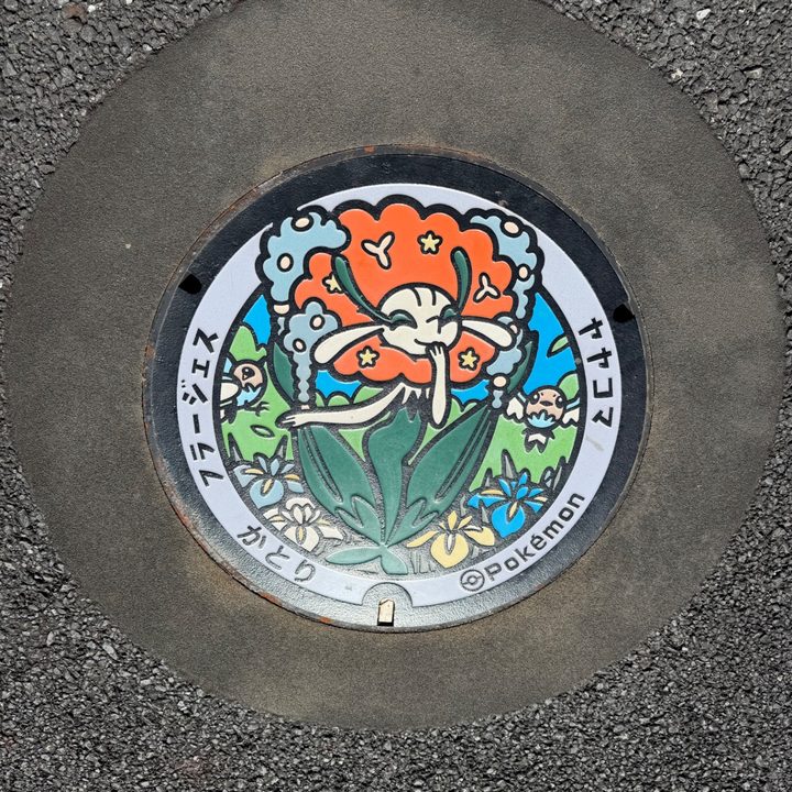 香取市 水郷佐原あやめパークのポケふた（フラージェス・ヤヤコマ）の写真