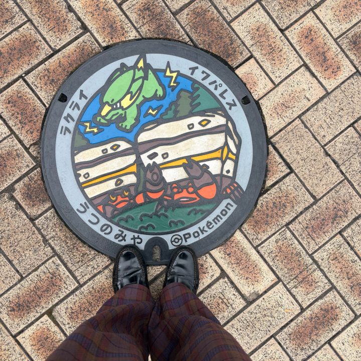 栃木県宇都宮のポケふた（イワパレス・ラクライ）の写真