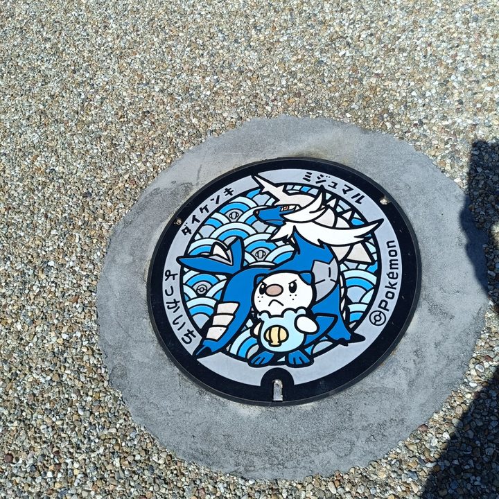 三重県四日市市のポケふた（ダイケンキ・ミジュマル）の写真