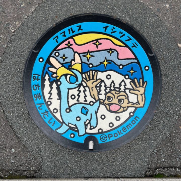 岩手県八幡平のポケふた（アマルス・イシツブテ）の写真