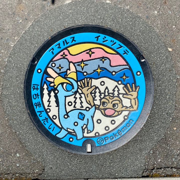 岩手県八幡平のポケふた（アマルス・イシツブテ）の写真