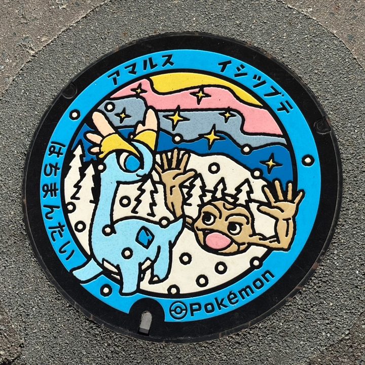 Photo of the Amaura, Geodude Poké Lid in Hachimantai
