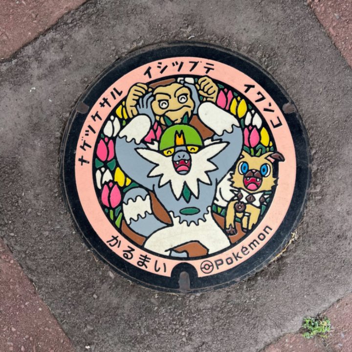 岩手県軽米のポケふた（イシツブテ・イワンコ・ナゲツケサル）の写真