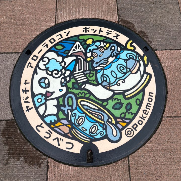 北海道当別のポケふた（アローラロコン・ポットデス・ヤバチャ）の写真