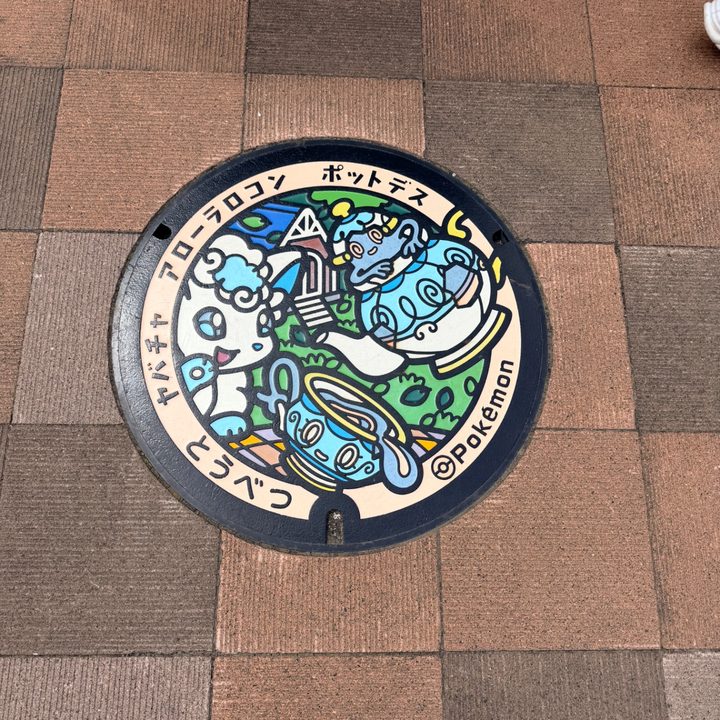 北海道当別のポケふた（アローラロコン・ポットデス・ヤバチャ）の写真