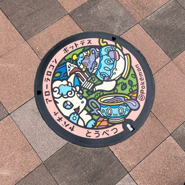 北海道当別のポケふた（アローラロコン・ポットデス・ヤバチャ）の写真
