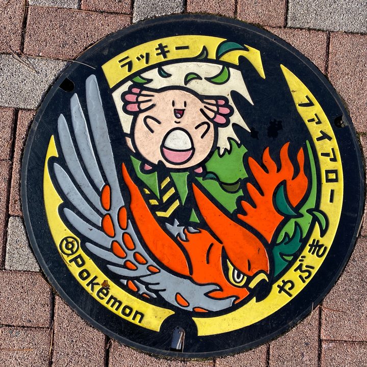 ファイアローのポケふた（福島県矢吹）