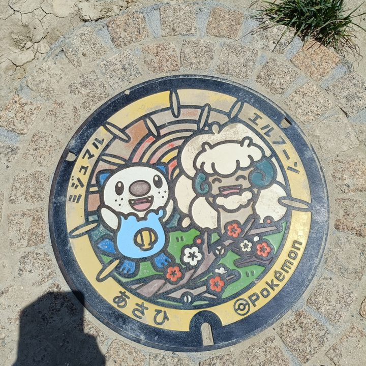 三重県三重郡朝日町のポケふた（エルフーン・ミジュマル）の写真