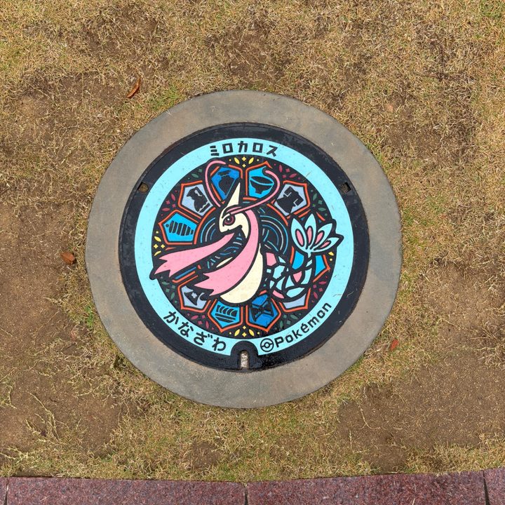 石川県金沢のポケふた（ミロカロス）の写真