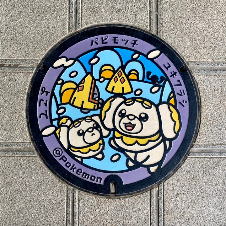 秋田県/横手市のポケふた（パピモッチ・ユキワラシ）の写真