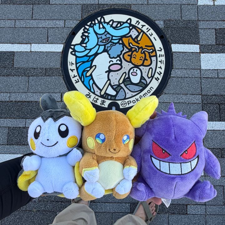 福井県美浜のポケふた（ウミディグダ・カイリュー・ヒドイデ）の写真