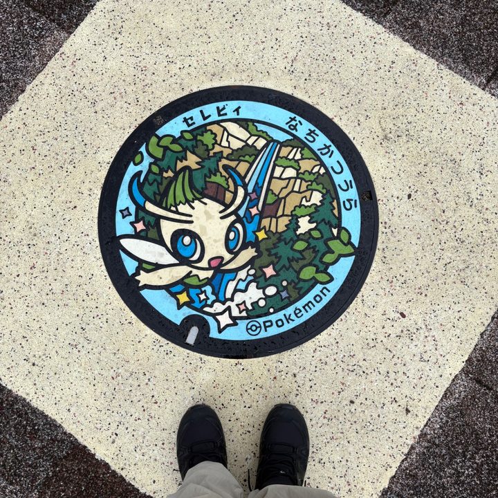 和歌山県那智勝浦のポケふた（セレビィ）の写真