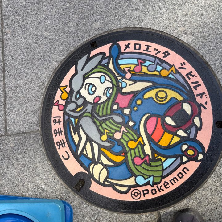 静岡県浜松のポケふた（シビルドン・メロエッタ）の写真
