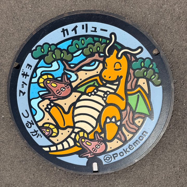 Photo of the Dragonite, Stunfisk Poké Lid in Tsuruga