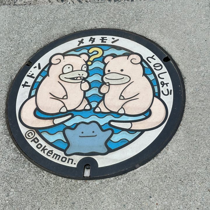 Photo of the Ditto, Slowpoke Poké Lid in Tonosho