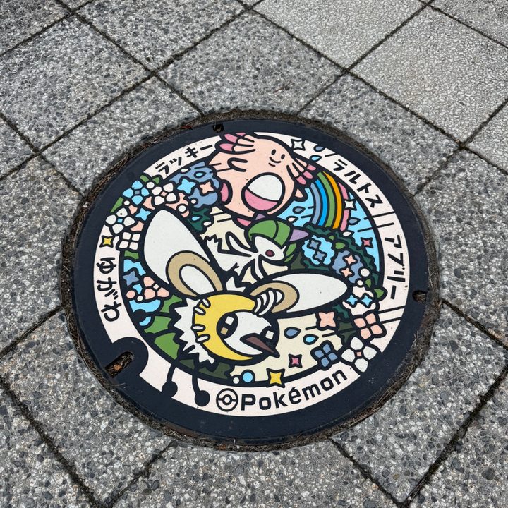 福島県湯川のポケふた（アブリー・ラッキー・ラルトス）の写真