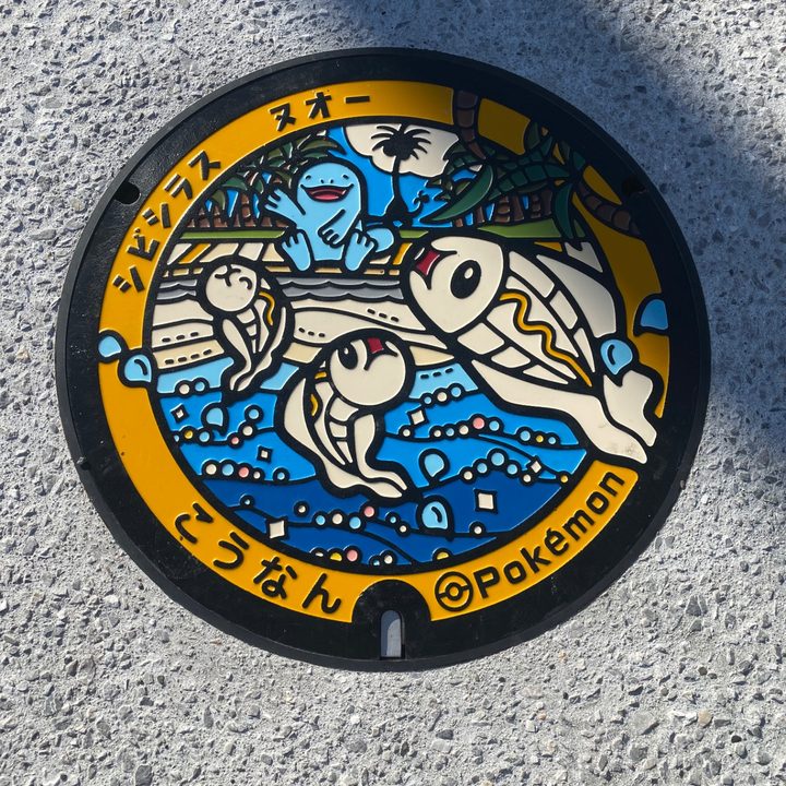 高知県香南のポケふた（シビシラス・ヌオー）の写真