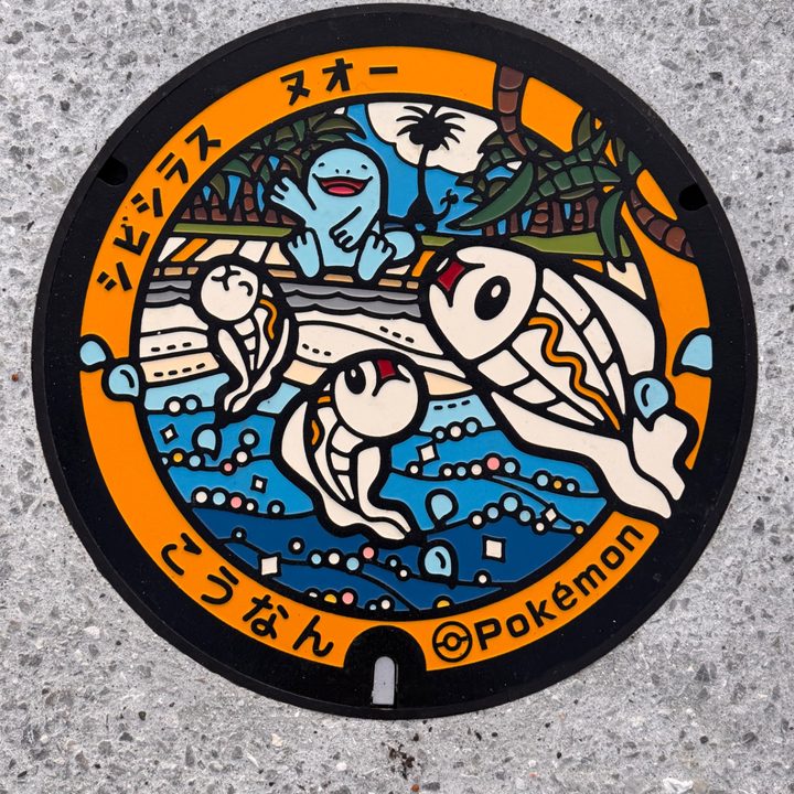 高知県香南のポケふた（シビシラス・ヌオー）の写真