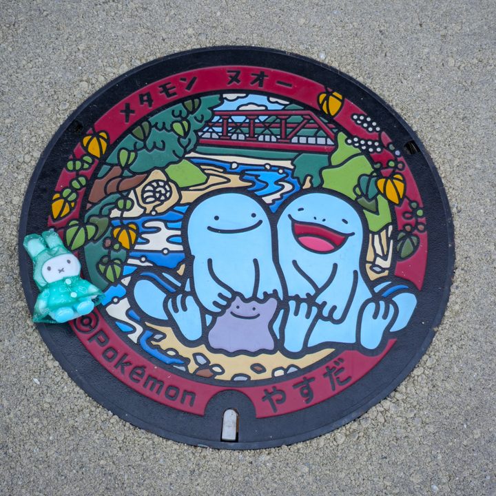 高知県/安田町のポケふた（ヌオー・メタモン）の写真