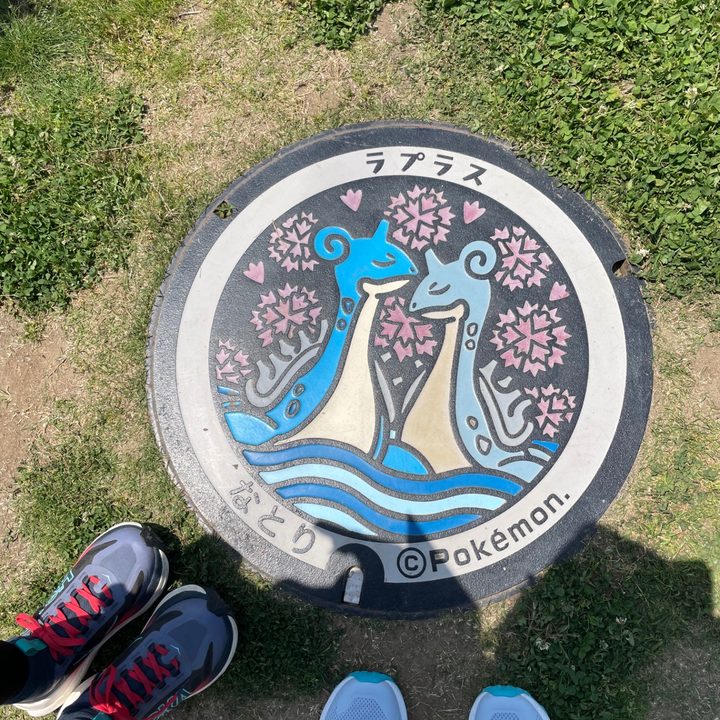 宮城県名取のポケふた（ラプラス）の写真