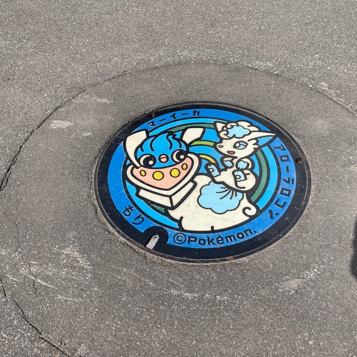 北海道森のポケふた（アローラロコン・マーイーカ）の写真