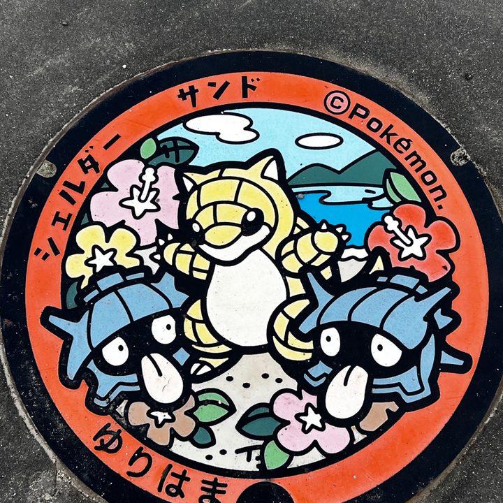 鳥取県湯梨浜のポケふた（サンド・シェルダー）の写真