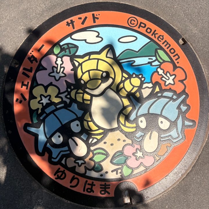 鳥取県湯梨浜のポケふた（サンド・シェルダー）の写真