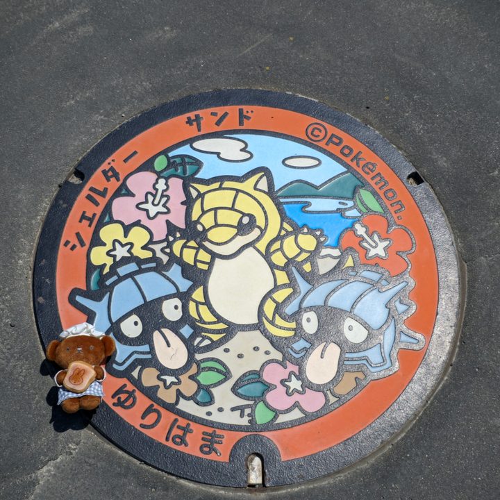 鳥取県湯梨浜のポケふた（サンド・シェルダー）の写真