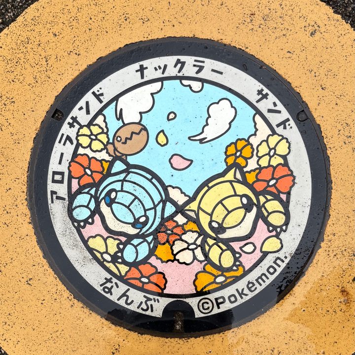 鳥取県南部のポケふた（アローラサンド・サンド・ナックラー）の写真
