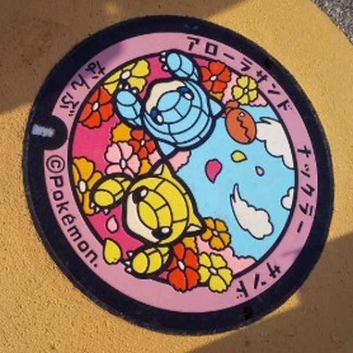 鳥取県/南部町のポケふた（アローラサンド・サンド・ナックラー）の写真