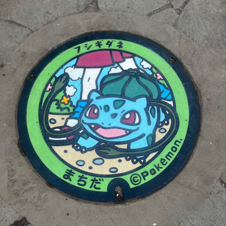 東京都町田のポケふた（フシギダネ）の写真
